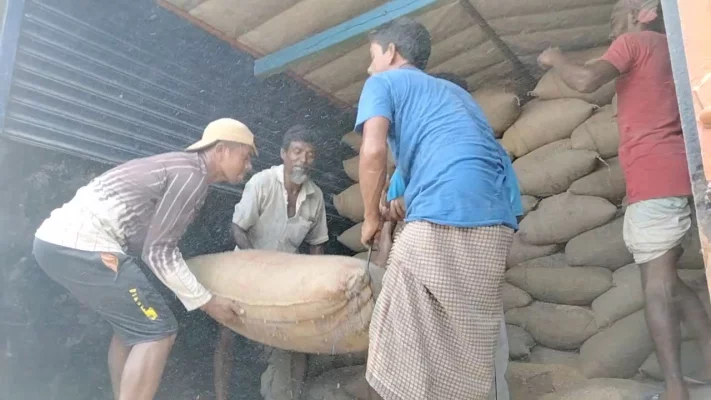 আখাউড়া স্থলবন্দর থেকে ভারতীয় ২ হাজার ৪৯০ টন গম খালাস করা হয়েছে