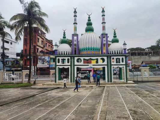 সিলেট মহানগরীর শাহী ঈদগাহ ময়দানে। ছবি: আজকের পত্রিকা 