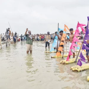 কৃষকের ঈদ আনন্দ এবার পদ্মার তীরে