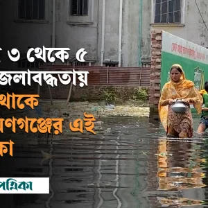 প্রতিবছর তিন থেকে পাঁচ মাস জলাবদ্ধতায় ডুবে থাকে নারায়ণগঞ্জের ফতুল্লার লালপুর এলাকা