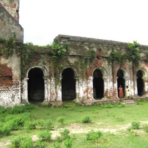 পীরগাছায় জমিদার বাড়ির ইট খুলে নিচ্ছে দুর্বৃত্তরা