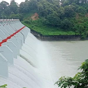 দ্বিতীয়বারের মতো বন্ধ করা হলো কাপ্তাই হ্রদের ১৬ জলকপাট